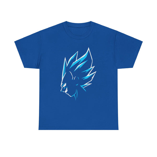 Vegeta Profile Dragon Ball Blue Anime Tee