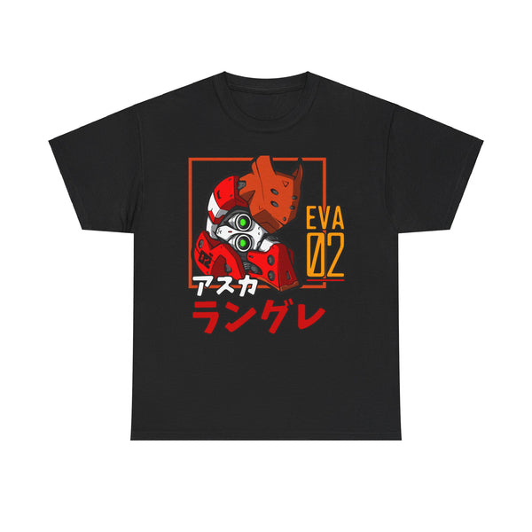 Eva 02 Chibi Evangelion Anime Tee