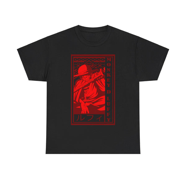 Luffy Wano Katana One Piece Anime Tee