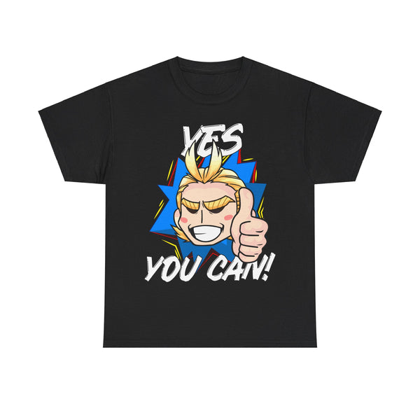 Yes You Can! All Might Anime Tee My Hero Academia