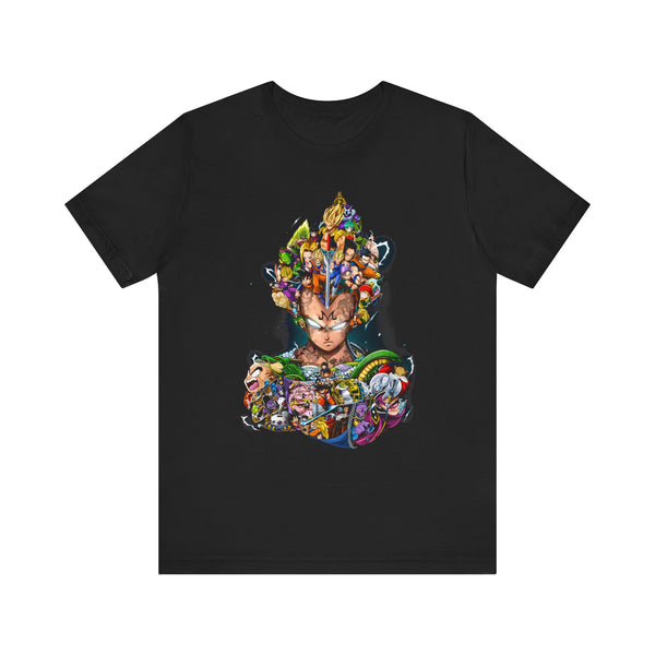 Unisex Jersey Short Sleeve Tee - Vegeta Dragon Ball Z Design