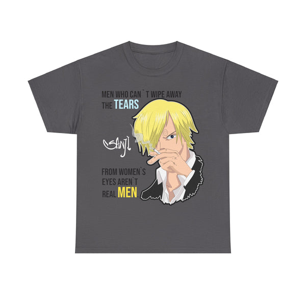 Are you a Real Man? Sanji One Piece Anime Tee