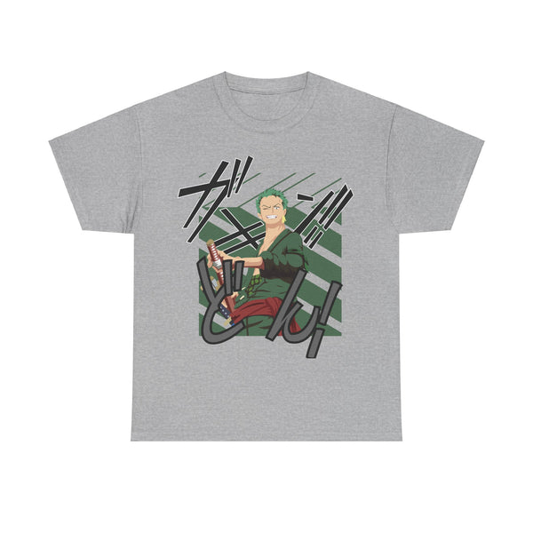 The Green Ronronoa Swordsman Anime Tee