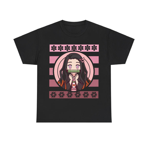 Nezuko Kamado Patterns Demon Slayer Tee