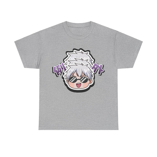 Gojo Satoru cute Chibi W Glasses Anime Tee