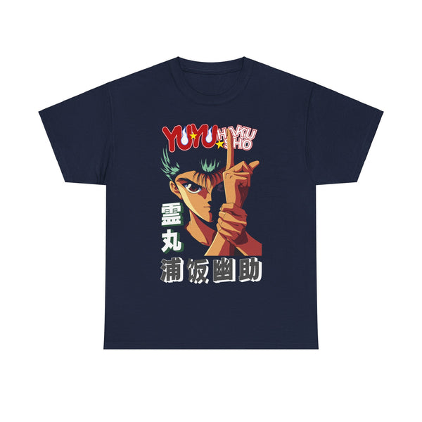 Yusuke Negative Style Yuyu Hakusho Anime Tee